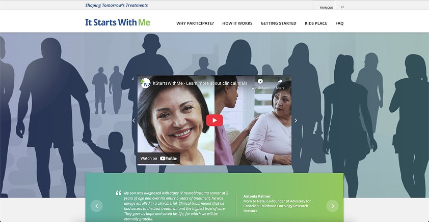 It Starts with Me website