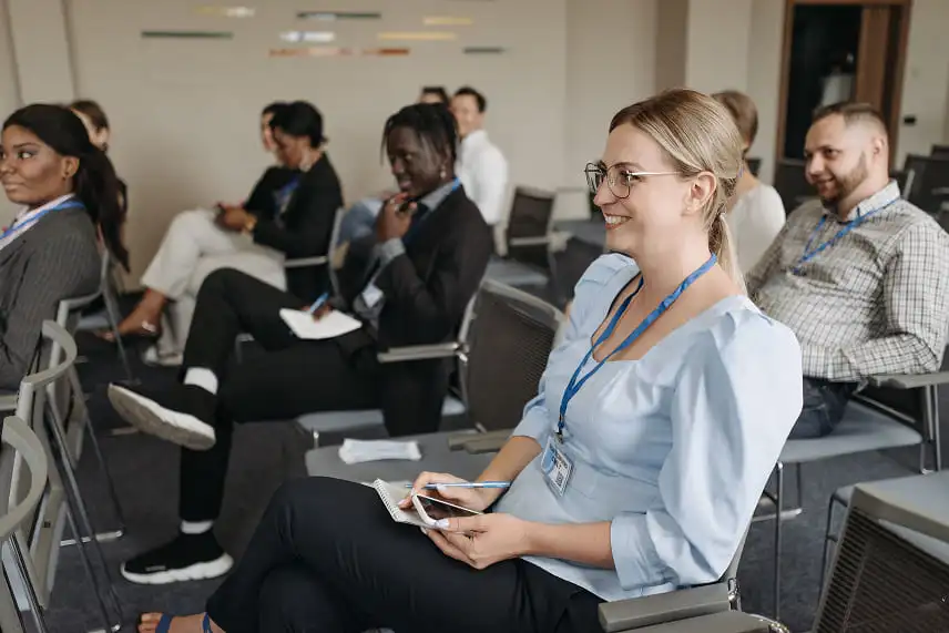 Professionals Engaged in Training Session