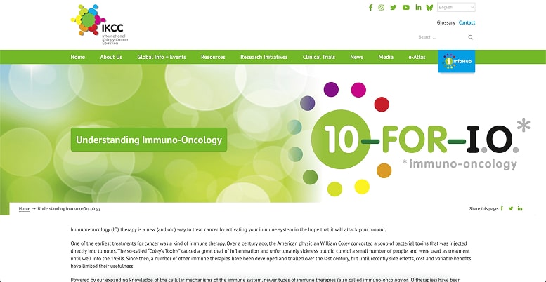 10-FOR-IO – Understanding immune-oncology for kidney cancer
