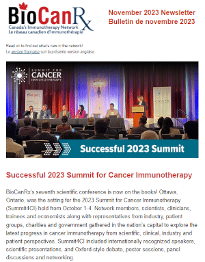BioCanRx Newsletter | Nov 2023